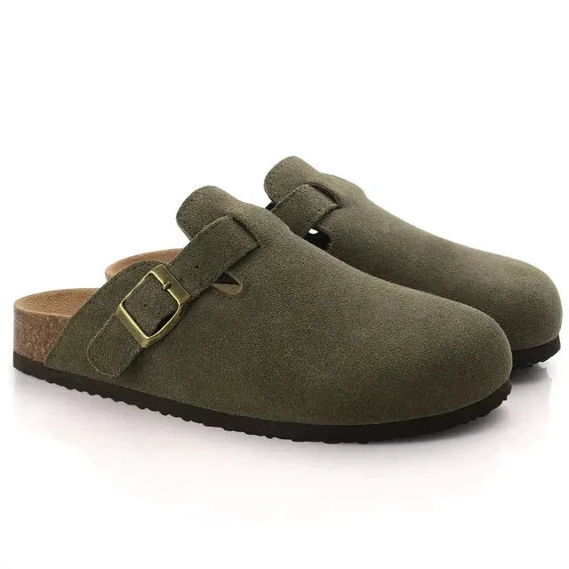 Spartan Suede Clogs